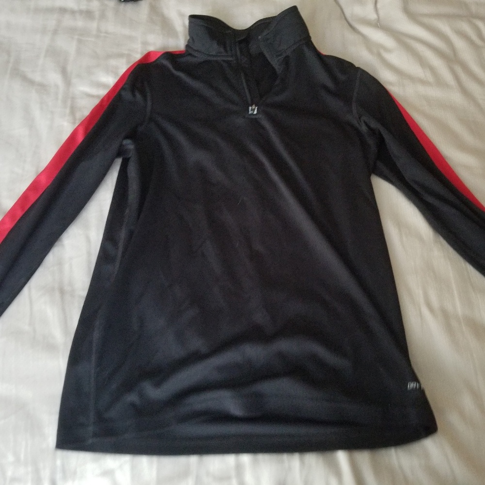 A long sleeved running jacket